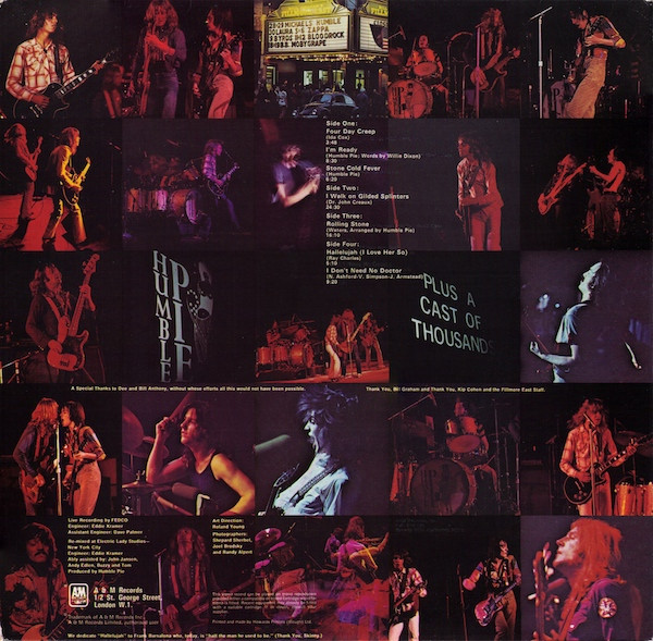 Humble Pie - Performance: Rockin' The Fillmore | A&M Records (AMLH 63506) - 3