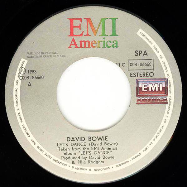 David Bowie - Let's Dance | EMI America (11C 008-86660) - 2
