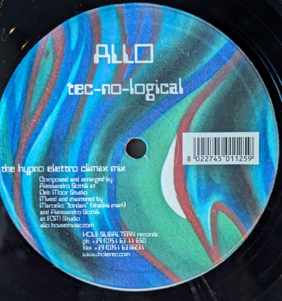 Allo - Tec-No-Logical | Hole Subaltern (HS 016) - main