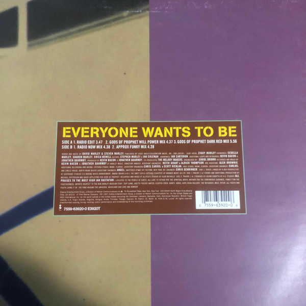 Ziggy Marley And The Melody Makers - Everyone Wants To Be | Elektra (7559-63920-0) - main Ziggy Marley And The Melody Makers - Everyone Wants To Be | Elektra (7559-63920-0) - main