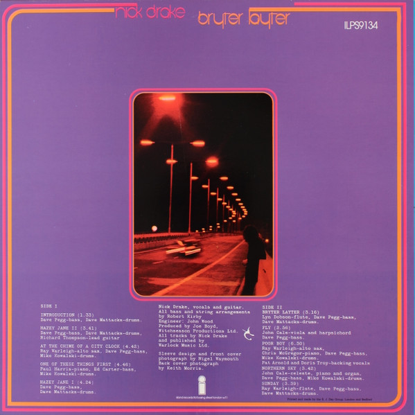 Nick Drake - Bryter Layter | Island Records (ILPS9134) - 2