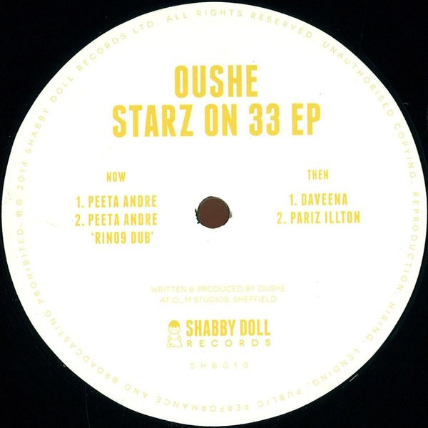 Oushe - Starz On 33 EP | Shabby Doll Records (SHB010)