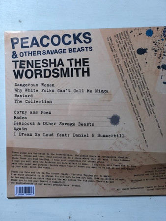 Tenesha The Wordsmith - Peacocks & Other Savage Beasts | On The Corner Records (OtCRLP006) - 3 Tenesha The Wordsmith - Peacocks & Other Savage Beasts | On The Corner Records (OtCRLP006) - 3