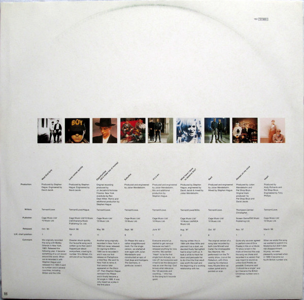 Pet Shop Boys - Discography (The Complete Singles Collection) | Parlophone (2-162 7979941) - 4 Pet Shop Boys - Discography (The Complete Singles Collection) | Parlophone (2-162 7979941) - 4