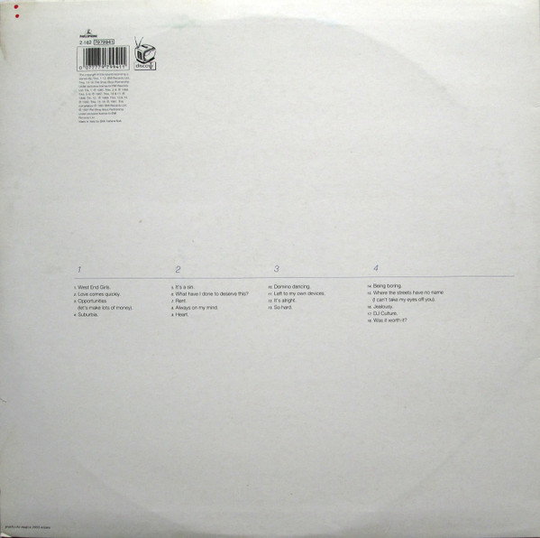 Pet Shop Boys - Discography (The Complete Singles Collection) | Parlophone (2-162 7979941) - 2 Pet Shop Boys - Discography (The Complete Singles Collection) | Parlophone (2-162 7979941) - 2