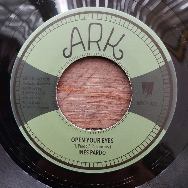 Inés Pardo , Lone Ark Riddim Force - Open Your Eyes / Open Your Dub | A-Lone Productions (ARK7-022)