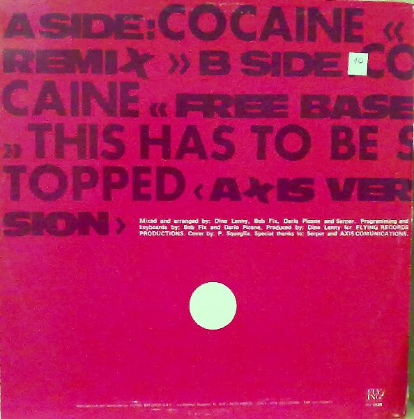 Dino Lenny - Cocaine (Remix) | Flying Records (FLY 053R) - 2 Dino Lenny - Cocaine (Remix) | Flying Records (FLY 053R) - 2