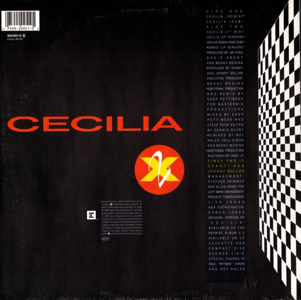 Times Two - Cecilia | Reprise Records (920 951-0) - 2 Times Two - Cecilia | Reprise Records (920 951-0) - 2