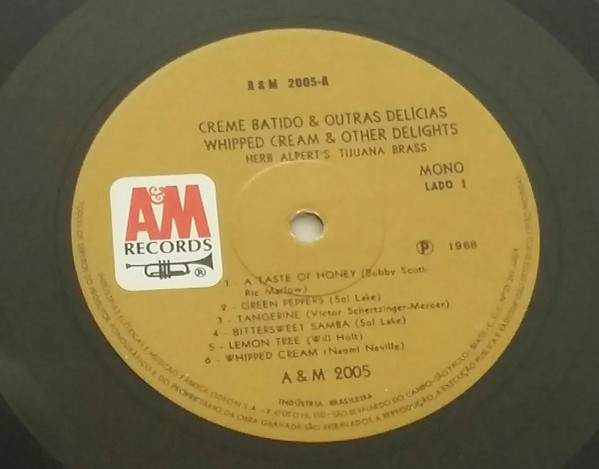 Herb Alpert & The Tijuana Brass - Whipped Cream & Other Delights | A&M Records (A&M 2005) - 3