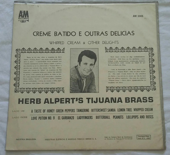 Herb Alpert & The Tijuana Brass - Whipped Cream & Other Delights | A&M Records (A&M 2005) - 2