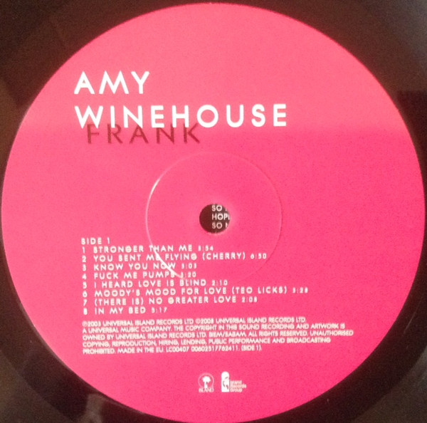 Amy Winehouse - Frank | Island Records (00602517762411) - 4