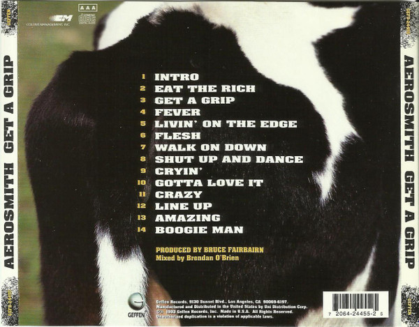 Aerosmith - Get A Grip | Geffen Records (GEFD-24455) - 2