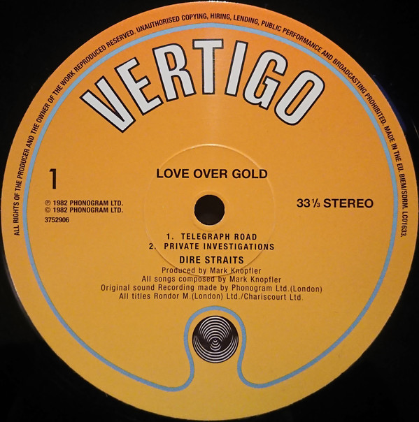 Dire Straits - Love Over Gold | Vertigo (3752906)