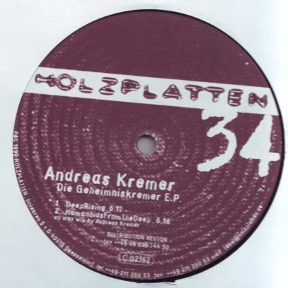 Andreas Kremer - Die Geheimniskremer E.P. | Holzplatten (HOLZ 34) - 2