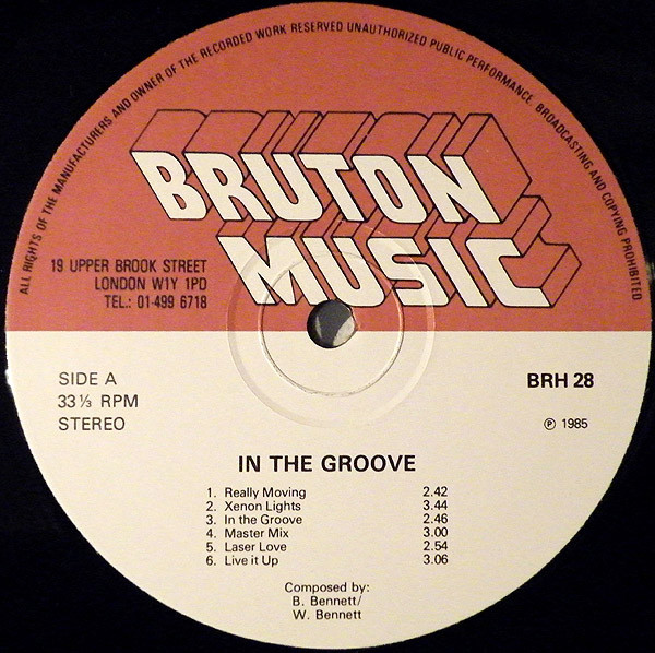 Warren Bennett / Brian Bennett - In The Groove | Bruton Music (BRH 28) - 2