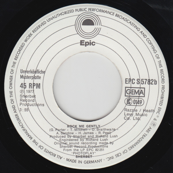 Sherbet - Magazine Madonna | Epic (EPC S 5782) - 4