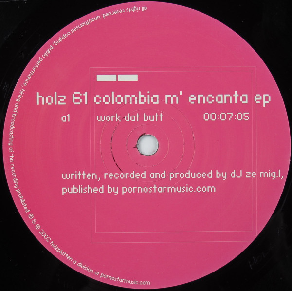 DJ Ze Mig L - Colombia M' Encanta EP | Holzplatten (HOLZ 61) - main