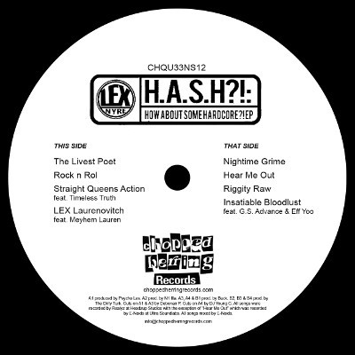 Lex - H.A.S.H?!: How About Some Hardcore?! EP | Chopped Herring Records (CHQU33NS12) - 2 Lex - H.A.S.H?!: How About Some Hardcore?! EP | Chopped Herring Records (CHQU33NS12) - 2