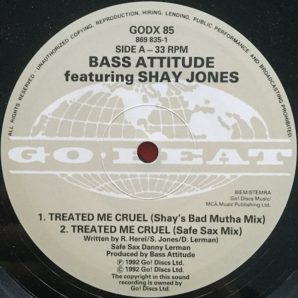 Bass Attitude - Treated Me Cruel | Go! Beat (GODX 85) - main