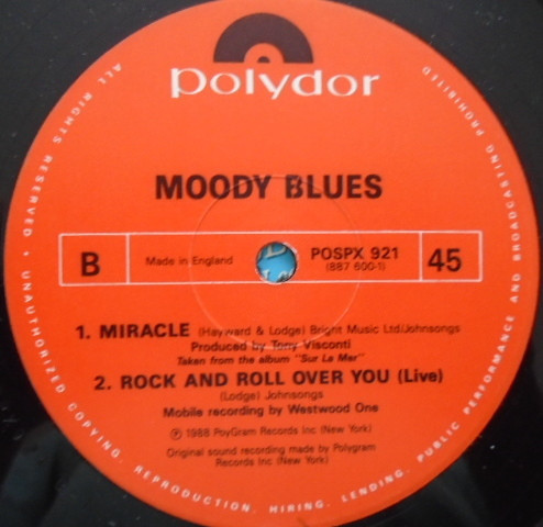 The Moody Blues - I Know You're Out There Somewhere | Polydor (POSPX 921) - 4 The Moody Blues - I Know You're Out There Somewhere | Polydor (POSPX 921) - 4