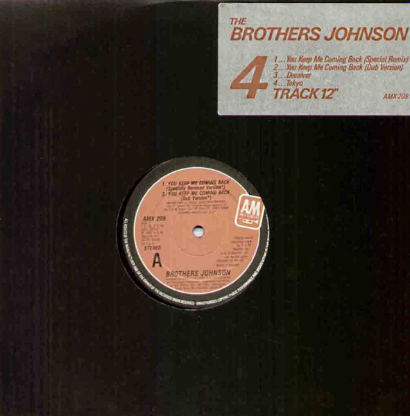 Brothers Johnson - You Keep Me Coming Back | A&M Records (AMX 209) - main