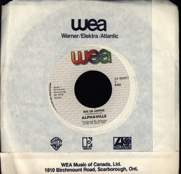 Alphaville - Big In Japan / Seeds (7") [Vinyl] | WEA (24 95057) - 3