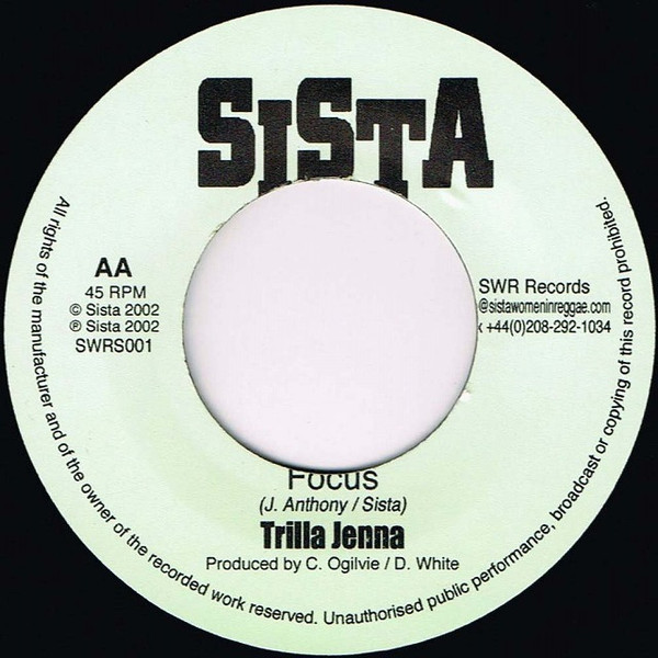 Vyris Edghill / Thriller Jenna - Blessings / Focus | Sista (SWRS001) - 2 Vyris Edghill / Thriller Jenna - Blessings / Focus | Sista (SWRS001) - 2
