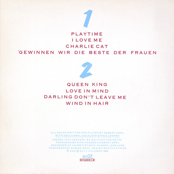 Robert Görl - Night Full Of Tension | Mute (STUMM 16) - 2 Robert Görl - Night Full Of Tension | Mute (STUMM 16) - 2