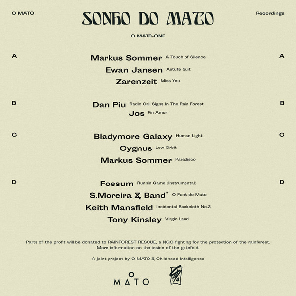 Various - Sonho do Mato | O MATO Recordings (O MATO-ONE) - 2 Various - Sonho do Mato | O MATO Recordings (O MATO-ONE) - 2