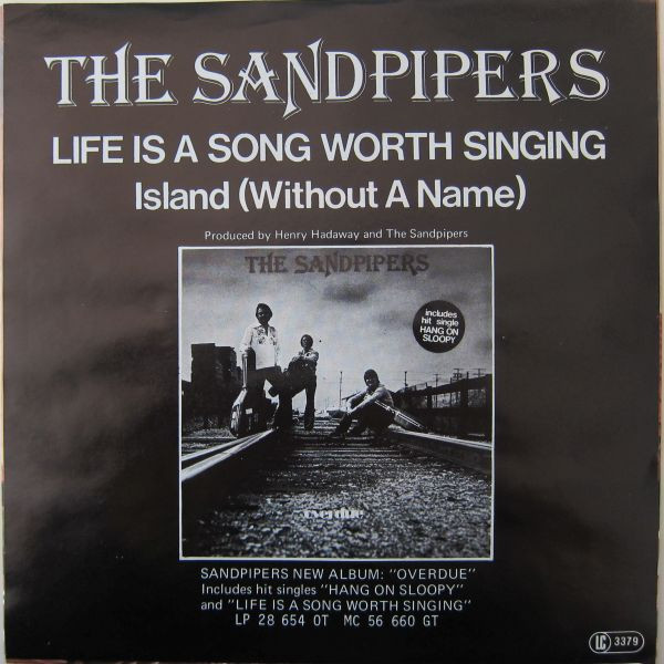 The Sandpipers - Life Is A Song Worth Singing | Jupiter Records (17 933 AT) - 2