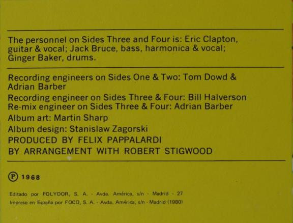 Cream - Wheels Of Fire | RSO (26 58 110) - 4 Cream - Wheels Of Fire | RSO (26 58 110) - 4