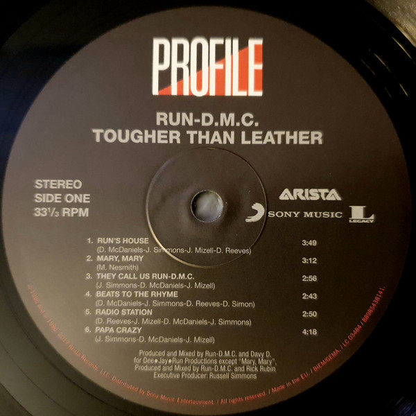 Run-DMC - Tougher Than Leather | Arista (88985438251) - 3