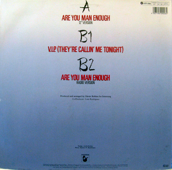 C.C. Catch - Are You Man Enough (Long Version - Muscle Mix) | Hansa (609 006) - 2