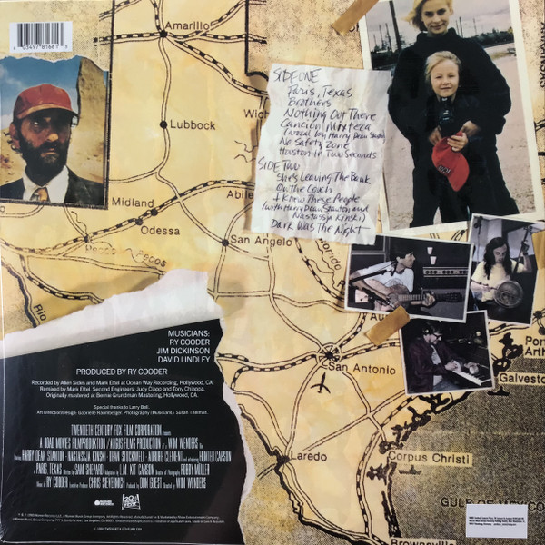 Ry Cooder - Paris, Texas (Original Motion Picture Soundtrack) | Warner Records (RCV1 25270) - 2 Ry Cooder - Paris, Texas (Original Motion Picture Soundtrack) | Warner Records (RCV1 25270) - 2