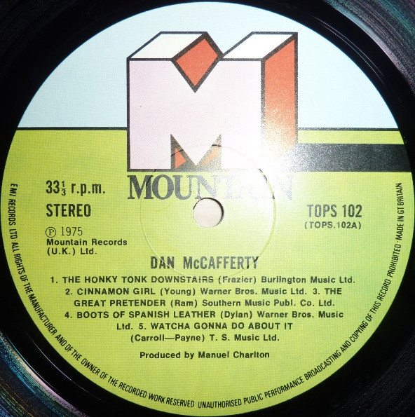 Dan McCafferty - Dan McCafferty | Mountain (TOPS 102) - 3 Dan McCafferty - Dan McCafferty | Mountain (TOPS 102) - 3