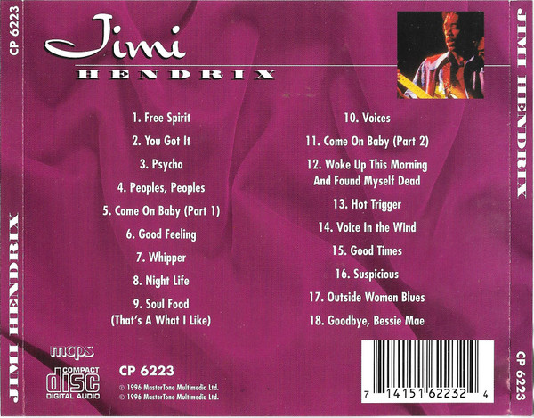 Jimi Hendrix - Jimi Hendrix | MasterTone (CP 6223) - 2 Jimi Hendrix - Jimi Hendrix | MasterTone (CP 6223) - 2