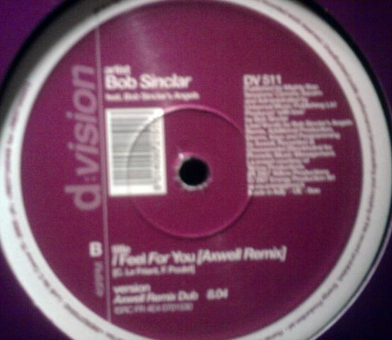 Bob Sinclar Feat. Bob Sinclar's Angels - I Feel For You (Axwell Remix) | D:vision Records (DV 511) - 3