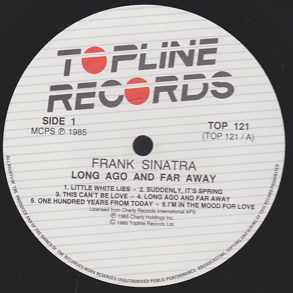 Frank Sinatra - Long Ago And Far Away | Topline Records (TOP 121) - 3 Frank Sinatra - Long Ago And Far Away | Topline Records (TOP 121) - 3
