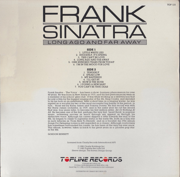 Frank Sinatra - Long Ago And Far Away | Topline Records (TOP 121) - 2 Frank Sinatra - Long Ago And Far Away | Topline Records (TOP 121) - 2
