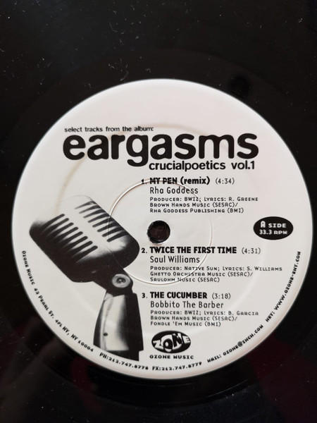 Various - Eargasms - Crucialpoetics Vol.1 | Ozone Music (none)