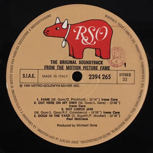Various - Fame = Saranno Famosi - Colonna Sonora Originale Del Film | RSO (2394 265) - 3