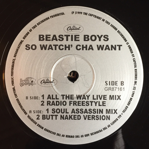 Beastie Boys - So Watch' Cha Want | Grand Royal (GR 87161) - 3
