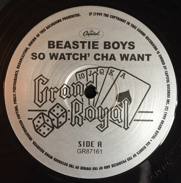 Beastie Boys - So Watch' Cha Want | Grand Royal (GR 87161) - 2