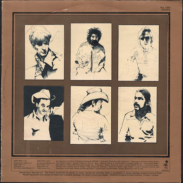 The Grateful Dead - Workingman's Dead | Warner Bros. Records (WS 1869) - 2 The Grateful Dead - Workingman's Dead | Warner Bros. Records (WS 1869) - 2