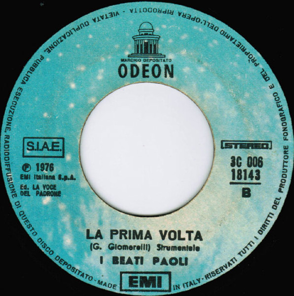 Andrea E Nicole / I Beati Paoli - La Prima Volta | Odeon (3C 006 18143) - 4