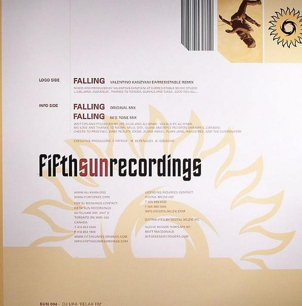 Tonepushers - Falling | Fifth Sun Recordings (SUN 003) - 4