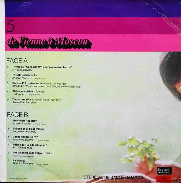 Franck Pourcel - Pleins Feux Sur Franck Pourcel 5 - De Vienne À Moscou | Reader's Digest (40 SM 5) - 3 Franck Pourcel - Pleins Feux Sur Franck Pourcel 5 - De Vienne À Moscou | Reader's Digest (40 SM 5) - 3