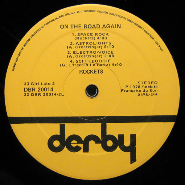 Rockets - On The Road Again | Derby (DBR 20014) - 4