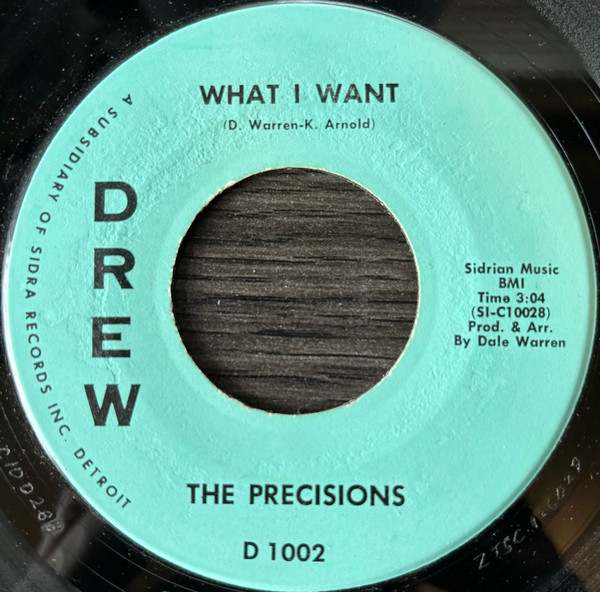 The Precisions - Why Girl / What I Want | Drew (D 1002) - 2