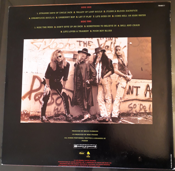 Poison - Flesh & Blood | Capitol Records (791813 1) - 2